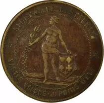 France Advertising, E. Drieux - Brass Token - 1890 / 1900 Nantes