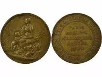 France Advertising, Shop - Brass Token, A la Belle Jardinière - XIXth Century
