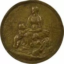 France Advertising, Shop - Brass Token, A la Belle Jardinière - XIXth Century