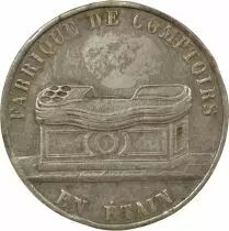 France Advertising, Tin Counters & Glass Factory - Tin Token - Paris