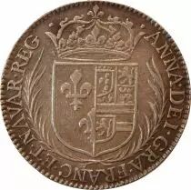 France Anne D\'Autriche, Réconciliation Du Roi Et De La Reine  - Jeton Argent 1637 R1