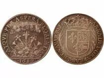 France Anne D\'Autriche, Réconciliation Du Roi Et De La Reine  - Jeton Argent 1637 R1