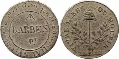 France Armand Barb�s - Pr�sident du club de la R�volution - 1848 - Tin