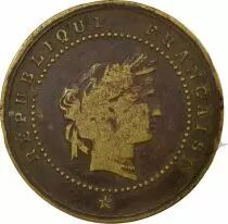 France Army - Brass Token, Draw - 1883 n°148