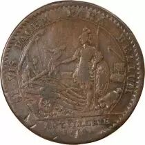 France Artillerie, Louis XV - Jeton Cuivre 1734