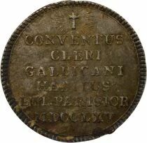 France Assembly of the Clergy, Louis XV ? Silver Token - 1765