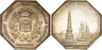 France Assurances La Gironde - 1844  - Silver