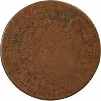 France Aunis Et La Rochelle, François De Villemontée  Jeton Cuivre 1633