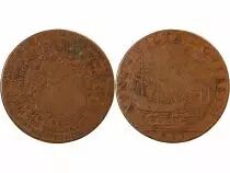 France Aunis Et La Rochelle, François De Villemontée  Jeton Cuivre 1633