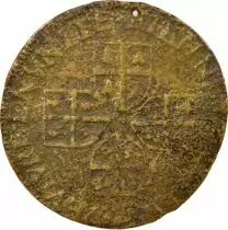 France Auvergne, Butchers Corporation - Brass Token - 1576 Pierced