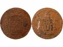 France Auvergne, Prévôt De La Monnaie De Riom  Jeton Cuivre 1693