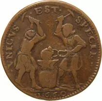 France Auvergne, Saint Flour, Héros Populaire \  Lustucru\  - Jeton 1660 R1