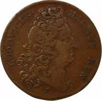 France Bâtiments Du Roi, Louis XIV - Jeton Cuivre 1711