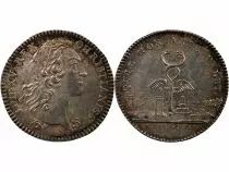 France Bâtiments Du Roi, Louis XV - Jeton Argent Émission De 1741