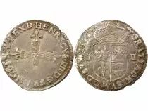 France Béarn, Henri IV - 1/4 Ecu Argent - 1604 Pau