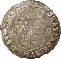 France Béarn, Henri IV - 1/4 Ecu Argent - 1604 Pau