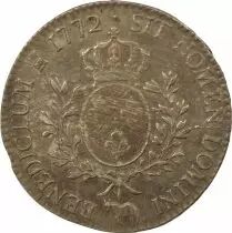 France Bearn, Louis XV - Silver Ecu, with Old Bust - 1772 Pau