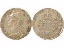 France Bearn, Louis XV - Silver Ecu with Headband - 1768 Pau