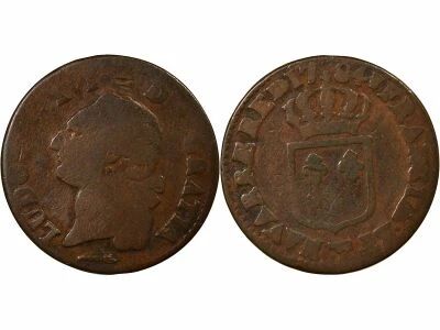 France B�arn, Louis XVI - Sol � l\'Ecu - 1784 Pau