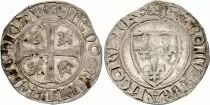 France Blanc Guénar, Charles VI - ND (1380-1422) - Crémieux - Point 1er