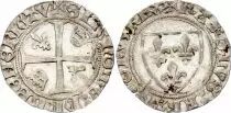 France Blanc Gu&eacute;nar, Charles VI - ND (1380-1422) - Montpellier - Point 4em