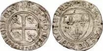 France Blanc Gu&eacute;nar, Charles VI - ND (1380-1422) - Montpellier - Point 4em