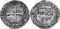 France Blanc Guenar Charles VI - 1385-1417 - Paris - Argent
