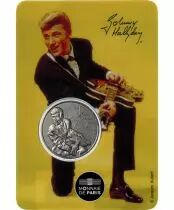 France BLISTER JOHNNY HALLYDAY (GENOUX) - MÉDAILLE 2020 PAR LA MONNAIE DE PARIS