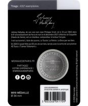 France BLISTER JOHNNY HALLYDAY (MYSTIQUE) - MEDAILLE 2020 PAR LA MONNAIE DE PARIS