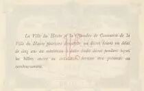 France Bon de 1 franc - Le Havre Chamber of Commerce- 1916 - Number 130190