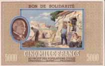 France Bon de Solidarité - Pétain - Avec Souche Annulé - 1941 / 1942