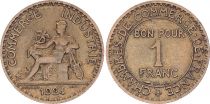 France Bon pour 1 Franc - Type Chambres de Commerce - France 1924 (EC)
