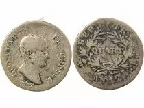 France Bonaparte - 1/4 Silver Franc - Year 12 L Bayonne