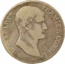 France Bonaparte - 5 Silver Francs, First Consul - Year 12 A Paris
