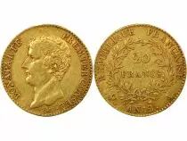 France Bonaparte Ier Consul - 20 Francs Or - An 12 A Paris