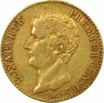 France Bonaparte Ier Consul - 20 Francs Or - An 12 A Paris
