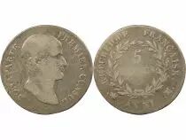 France Bonaparte Ier Consul - 5 Francs Argent - An XI MA Marseille