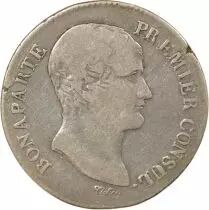 France Bonaparte Ist Consul - 5 Silver Francs - Year 12 T Nantes