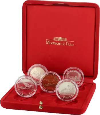 France Box Set Mayenne - 5 Coins - 1987