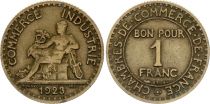 France Cadeau - Bon pour 1 Franc - Type Chambres de Commerce - France 1923 (UN)