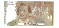France CADEAU - ECHANTILLON 100 Francs Balzac (type 100F Delacroix)