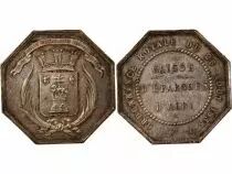 France Caisse D\'Epargne D\'Albi - Jeton Argent Poinçon Abeille (1860-1880)