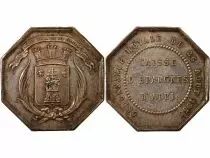 France Caisse D\'Epargne D\'Albi - Jeton Argent Poinçon Abeille (1860-1880)