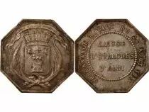 France Caisse D\'Epargne D\'Albi - Jeton Argent Poinçon Abeille (1860-1880)