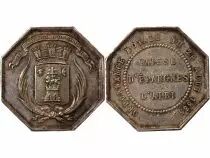 France Caisse D\'Epargne D\'Albi - Jeton Argent Poinçon Abeille (1860-1880)