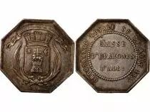 France Caisse d\'Epargne d\'Albi - Jeton Argent Poinçon Abeille (1860-1880)
