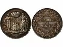France Caisse d\'Epargne De Nantes - Jeton Argent, Inauguration Du 5 Juin 1911