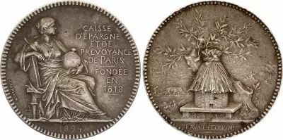 France Caisse d\'Epargne de Paris - 1894 - Silver