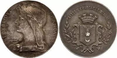 France Caisse d\'Epargne de Roanne - ND - Silver
