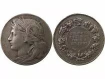 France Caisse Régionale de Crédit Agricole Mutuel De La Loire Inferieure - Medaille Argent - N.D. (1880-1889)